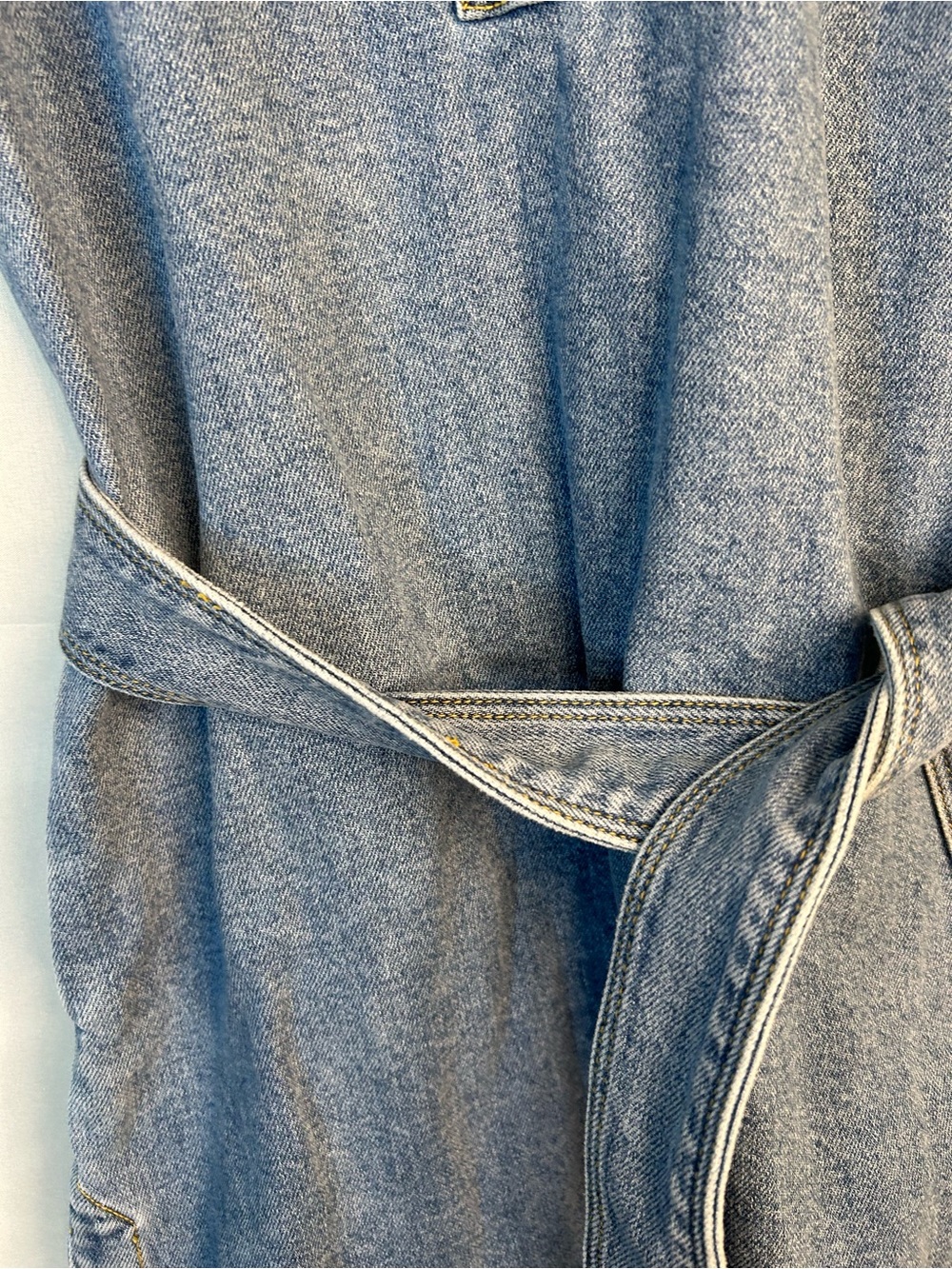 Cinq A Sept Women’s Size 2 Nataly Denim Belted Mini Dress Blue 135 - Picture 4 of 10